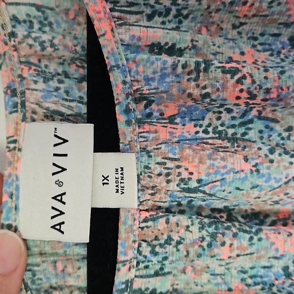 Ava & Viv 1X GORGEOUS dress top 😍 - Picture 2 of 5